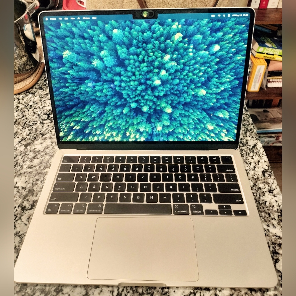 2024 Apple MacBook Air 13-inch in Starlight with Charging Accessories